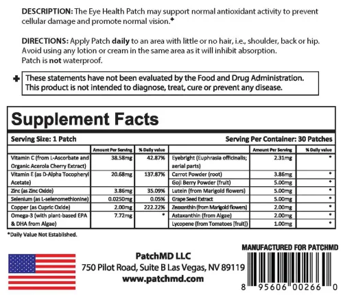 Eye Health Vitamin Patch - Image 2