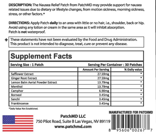 PatchMD Nausea Relief Patch - Image 2